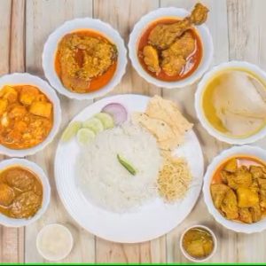 Chicken Thali (Full) : Khabar Ghar