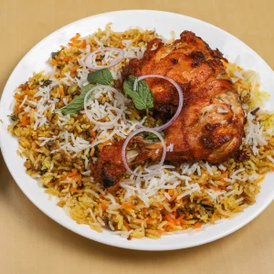 Chicken Biriyani (Half): Haji Biriyani
